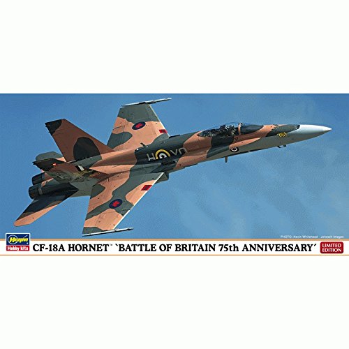 HASEGAWA 02181 Cf-18A Hornet Battle Of Britain 75Th Anniversary 1/72 Scale Kit- Japan Figure Store - #1 Bring To You The Best Japanese Goods
