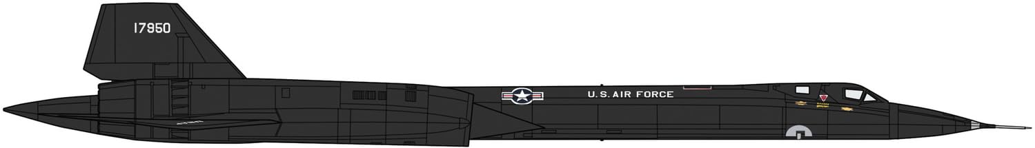 Hasegawa 1/72 USAF SR-71 Blackbird 02464- Japan Figure Store - #1 Bring To You The Best Japanese Goods