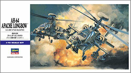 Hasegawa Ah-64 Longbow Apache Plastic Model- Japan Figure Store - #1 Bring To You The Best Japanese Goods