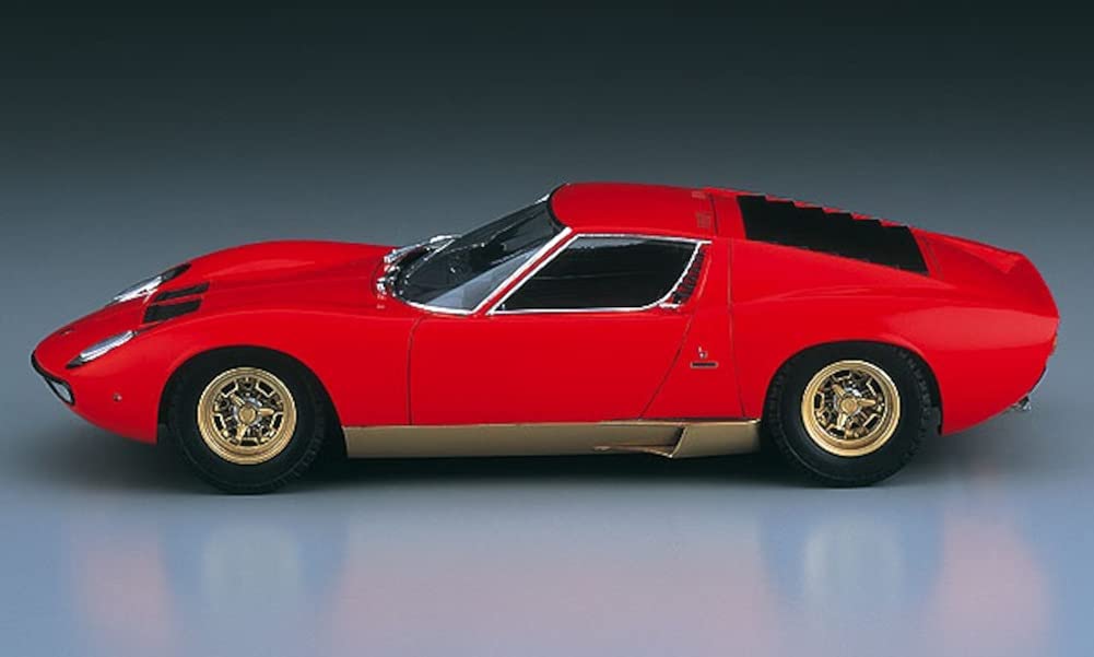 HASEGAWA 1/24 Lamborghini Miura P400 Sv 1971 Plastic Model- Japan Figure Store - #1 Bring To You The Best Japanese Goods