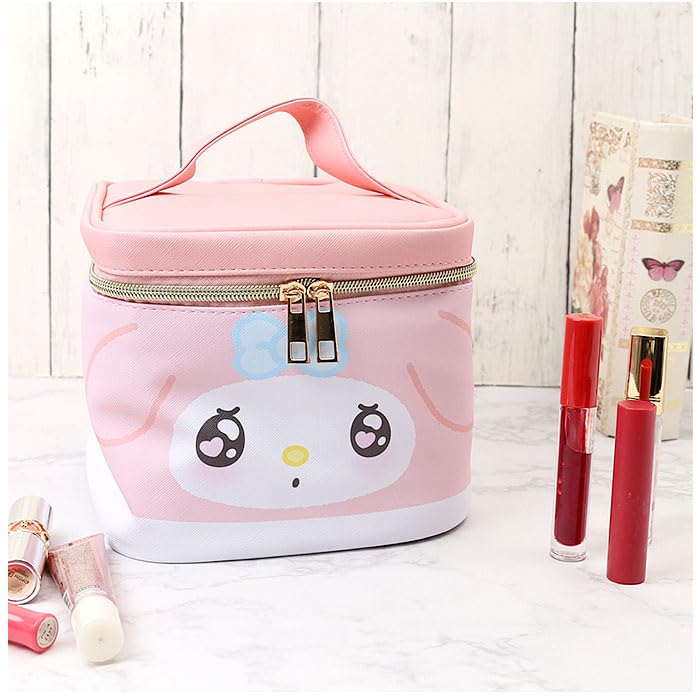 Hatakeyamashoji Japan Makeup Case Vanity Pouch Flyer Pattern Hello Kitty- Japan Figure Store - #1 Bring To You The Best Japanese Goods