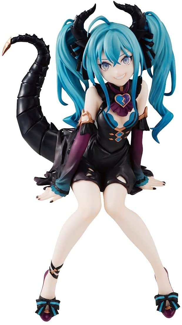 Furyu Hatsune Miku Noodle Stopper PVC Statue (Villain Colour Version) Figure From Japan- Japan Figure Store - #1 Bring To You The Best Japanese Goods