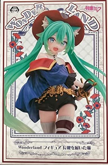 Generic Product Japan Hatsune Miku Wonderland Cat In Boots Figure - All 1 Type- Japan Figure Store - #1 Bring To You The Best Japanese Goods