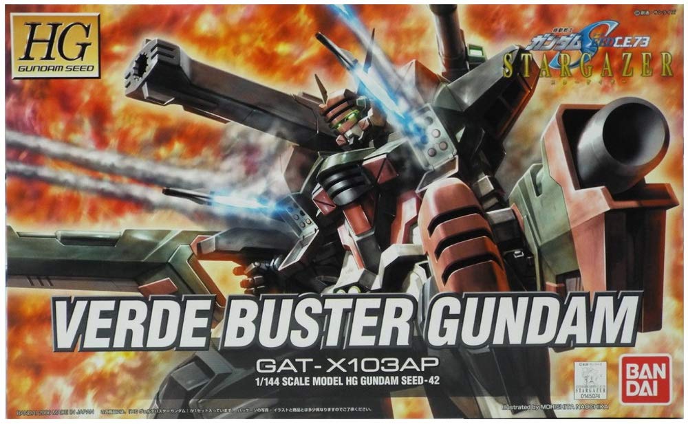 BANDAI 450746 Hg Gundam Seed Gat-X103Ap Verde Buster Gundam 1/144 Scale Kit- Japan Figure Store - #1 Bring To You The Best Japanese Goods