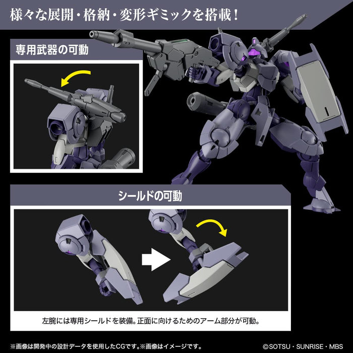 Hg Mobile Suit Gundam Witch Of Mercury Hindley Sturm 1/144 Scale Color Coded Plastic Model- Japan Figure Store - #1 Bring To You The Best Japanese Goods