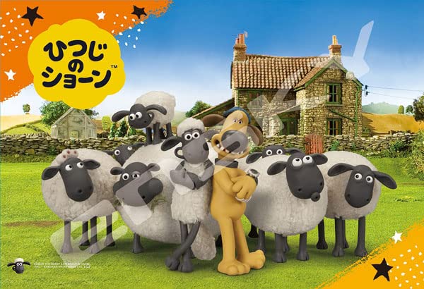 ENSKY 70-L03 Jigsaw Puzzle Shaun The Sheep And Friends Shaun The Sheep Child Puzzle 70 L-Pieces- Japan Figure Store - #1 Bring To You The Best Japanese Goods