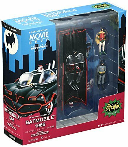 Kaiyodo Figure Complex Movie Revo Batmobile 1966 Batman Car Revoltech- Japan Figure Store - #1 Bring To You The Best Japanese Goods