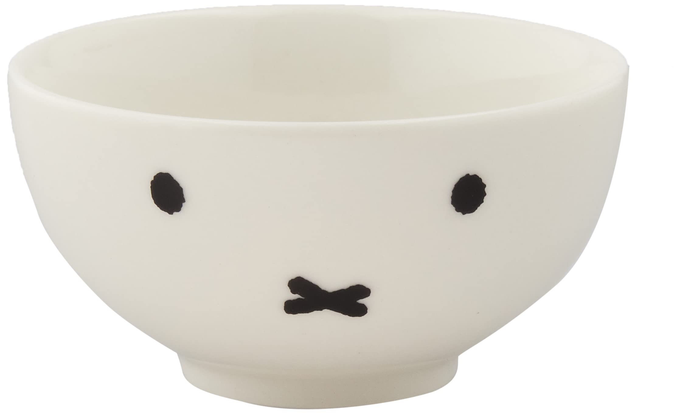 Kaneshotouki Miffy Face Up Tea Bowl 10.5cm White Rice Bowl- Japan Figure Store - #1 Bring To You The Best Japanese Goods