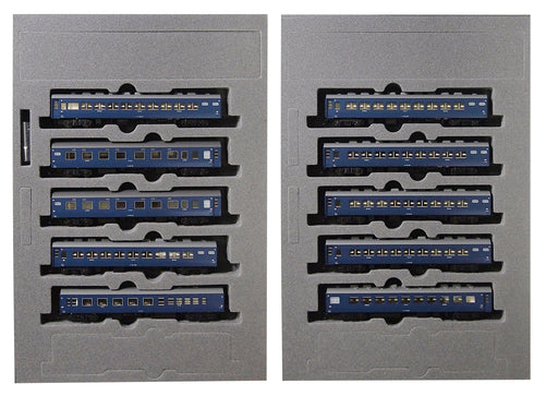 Kato N Gauge Express Aki Railway Model Passenger Car Set 10-Series Sleeper 10 Cars- Japan Figure Store - #1 Bring To You The Best Japanese Goods