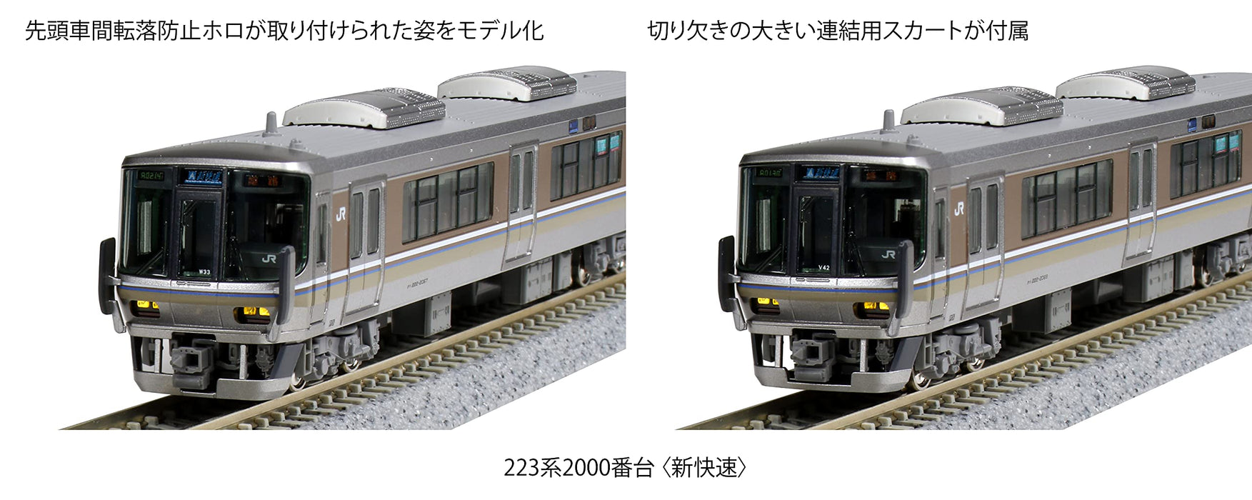 Kato N Gauge 223 Series New Rapid 8-Car Set 10-1678 Railway Model Train- Japan Figure Store - #1 Bring To You The Best Japanese Goods