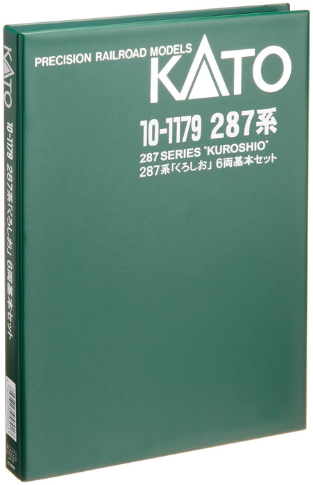 Kato N Gauge 287 Series Basic 6-Car Set Kuroshio 10-1179 Railway Model Train- Japan Figure Store - #1 Bring To You The Best Japanese Goods