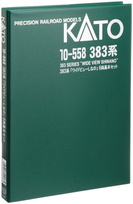 Kato N Gauge 383 Series 6-Car Model Train Set Wide View Shinano Basic 10-558- Japan Figure Store - #1 Bring To You The Best Japanese Goods