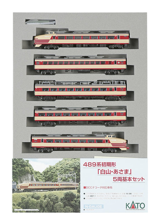 Kato N Gauge Hakusan/Asama 5-Car Basic Set 10-239 Railway Model Train- Japan Figure Store - #1 Bring To You The Best Japanese Goods