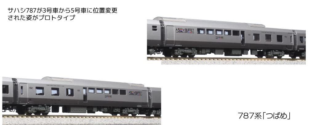 Kato N Gauge 787 Series 9-Car Tsubame Silver Model Train Set 10-1615- Japan Figure Store - #1 Bring To You The Best Japanese Goods