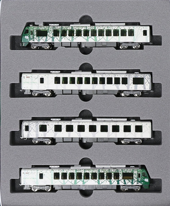Kato N Gauge 4-Car Set Hb-E300 Series Resort Shirakami Diesel Railway Model 10-1463- Japan Figure Store - #1 Bring To You The Best Japanese Goods
