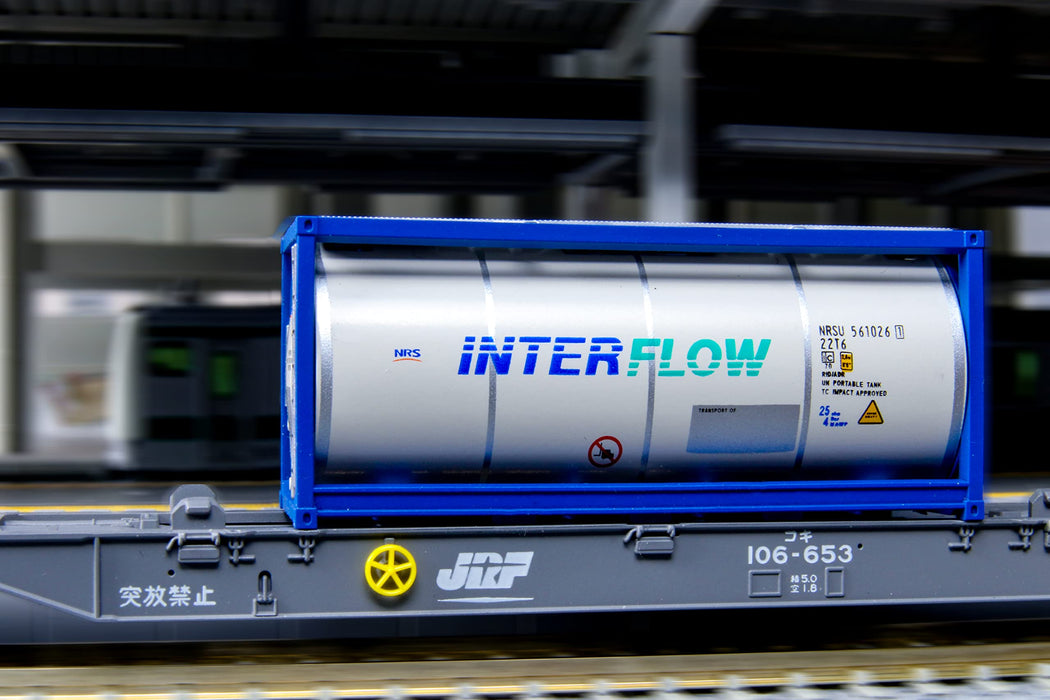 Kato N Gauge Iso Tank Container - Nippon Riku - 2 Pieces Railway Model 23-575-A- Japan Figure Store - #1 Bring To You The Best Japanese Goods