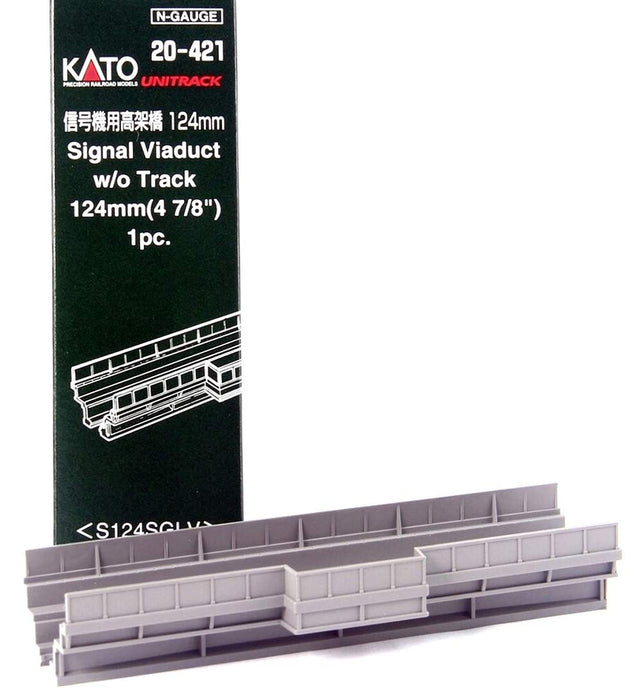 Kato Railway Model Supplies - N Gauge Signal Viaduct 124Mm No Tracks 20-421- Japan Figure Store - #1 Bring To You The Best Japanese Goods