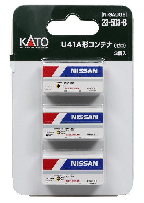 Kato N Gauge U41A 3-Piece Type Container 23-503-B Railway Model Supplies- Japan Figure Store - #1 Bring To You The Best Japanese Goods