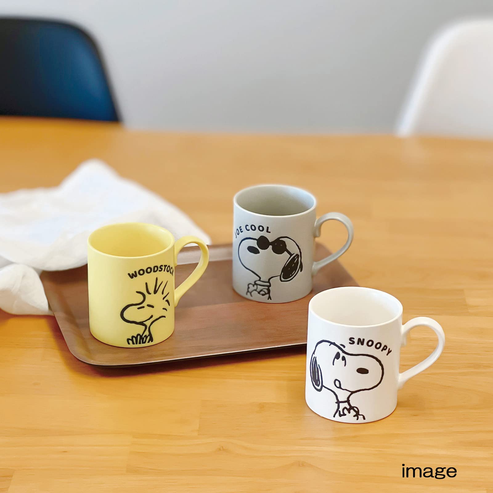 Kaneshotouki Peanuts Snoopy Mug 260ml White Japan 627161- Japan Figure Store - #1 Bring To You The Best Japanese Goods