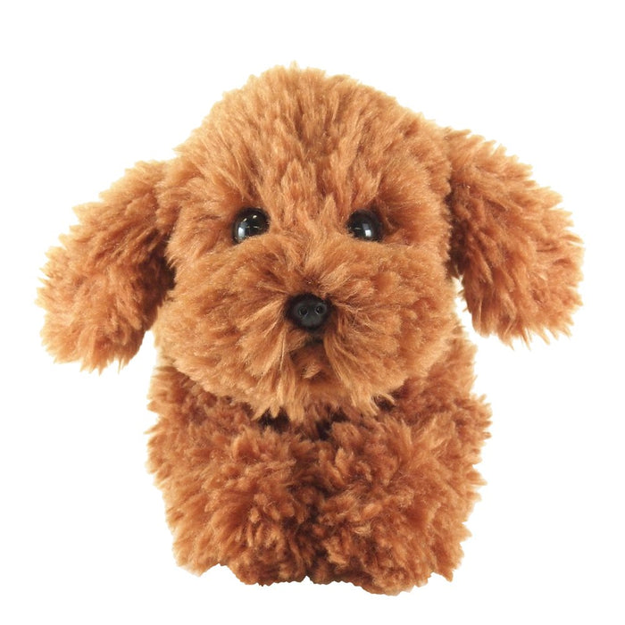 Sun Lemon Plush Doll Lap Dog Plush Hiza Wanko Toy Poodle Brown Tjn- Japan Figure Store - #1 Bring To You The Best Japanese Goods