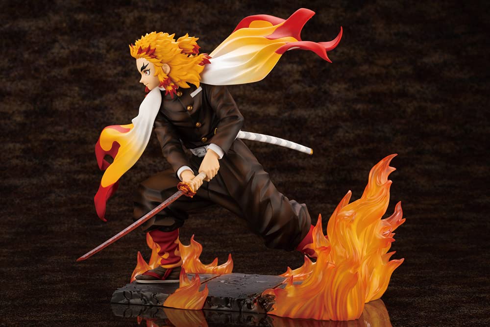 KOTOBUKIYA Artfx J Kyojuro Rengoku 1/8 Figure Demon Slayer: Kimetsu No Yaiba- Japan Figure Store - #1 Bring To You The Best Japanese Goods
