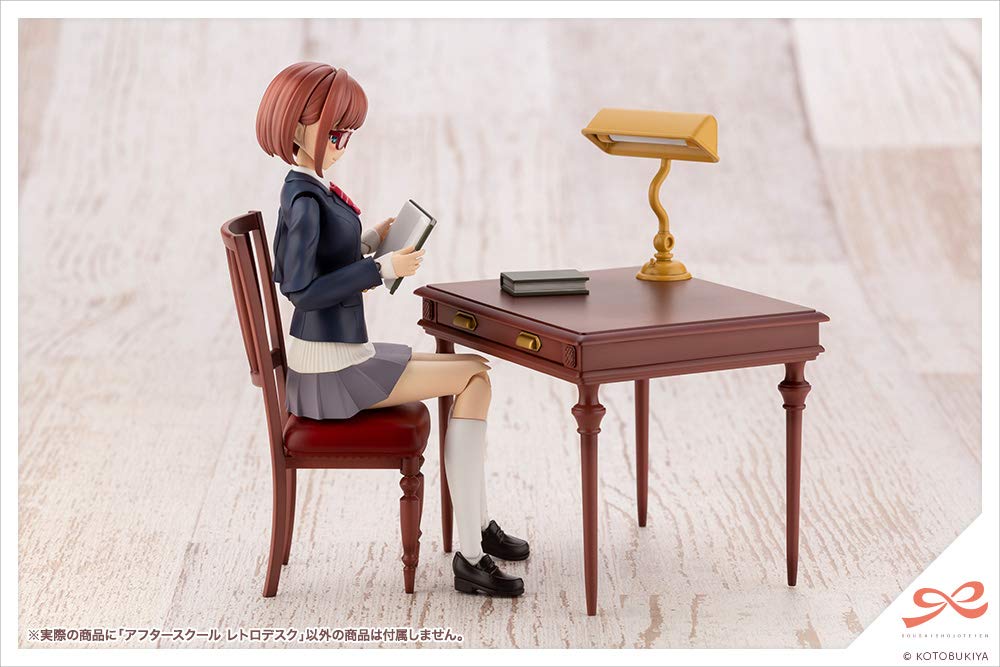 Kotobukiya 1/10 Sousai Shojo Teien After School Retro Desk Japanese Figure Kit- Japan Figure Store - #1 Bring To You The Best Japanese Goods