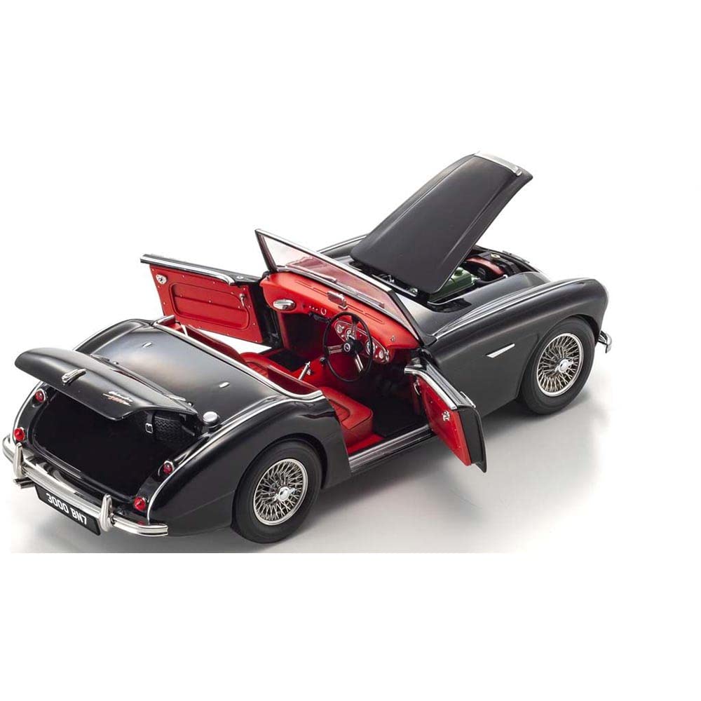 Kyosho 1/18 Austin Healey 3000 Ks08149Bk Black- Japan Figure Store - #1 Bring To You The Best Japanese Goods