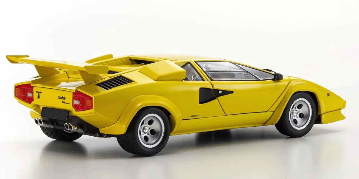 Kyosho 1/18 Lamborghini Countach Lp5000 Yellow- Japan Figure Store - #1 Bring To You The Best Japanese Goods