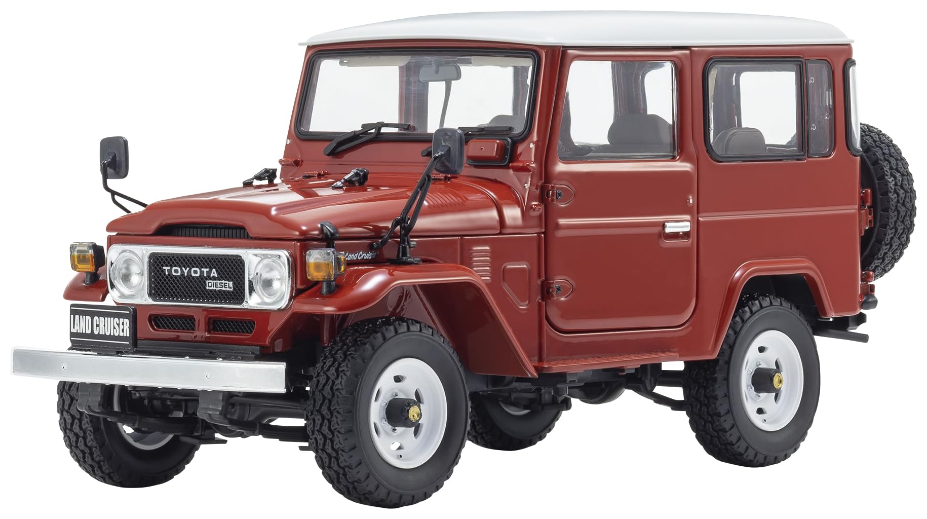 Kyosho 1/18 Toyota Land Cruiser 40 Van (Bj42V) Red- Japan Figure Store - #1 Bring To You The Best Japanese Goods