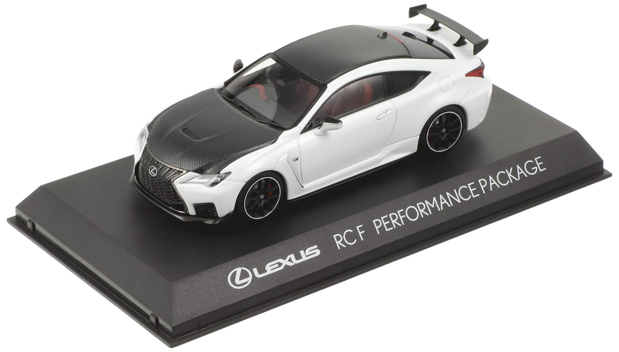 Kyosho Original 1/43 Scale Lexus Rc F Performance Package White Nova Glass Flake Right Handle- Japan Figure Store - #1 Bring To You The Best Japanese Goods