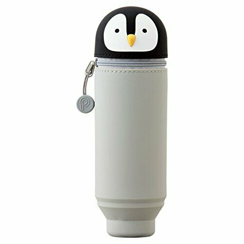 Lihit Lab. Stand Pencil Case Punilabo A 7712-10 Penguin- Japan Figure Store - #1 Bring To You The Best Japanese Goods