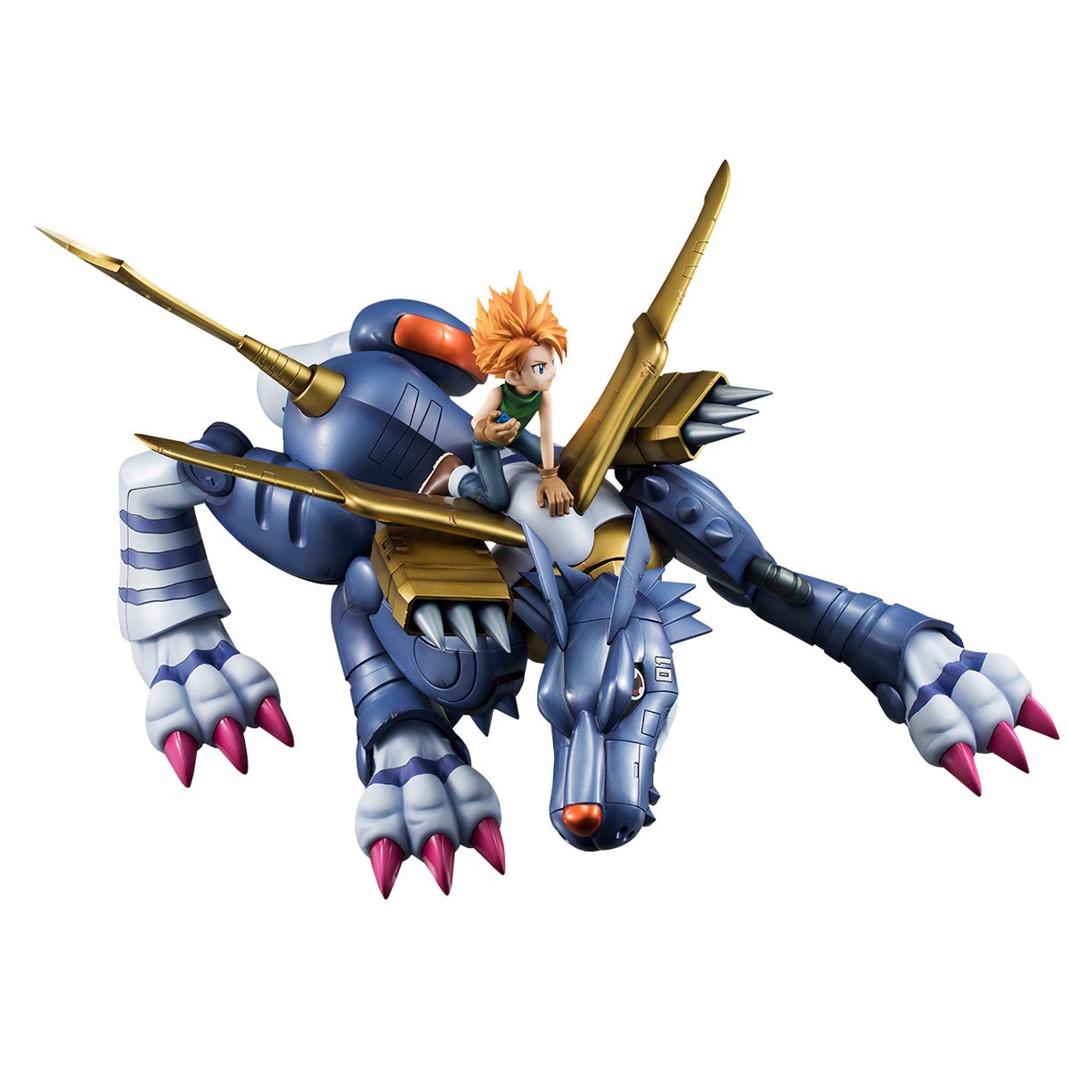 Megahouse Japan Limited Release Digimon Adventure Metal Garurumon & Yamato Ishida Figure- Japan Figure Store - #1 Bring To You The Best Japanese Goods