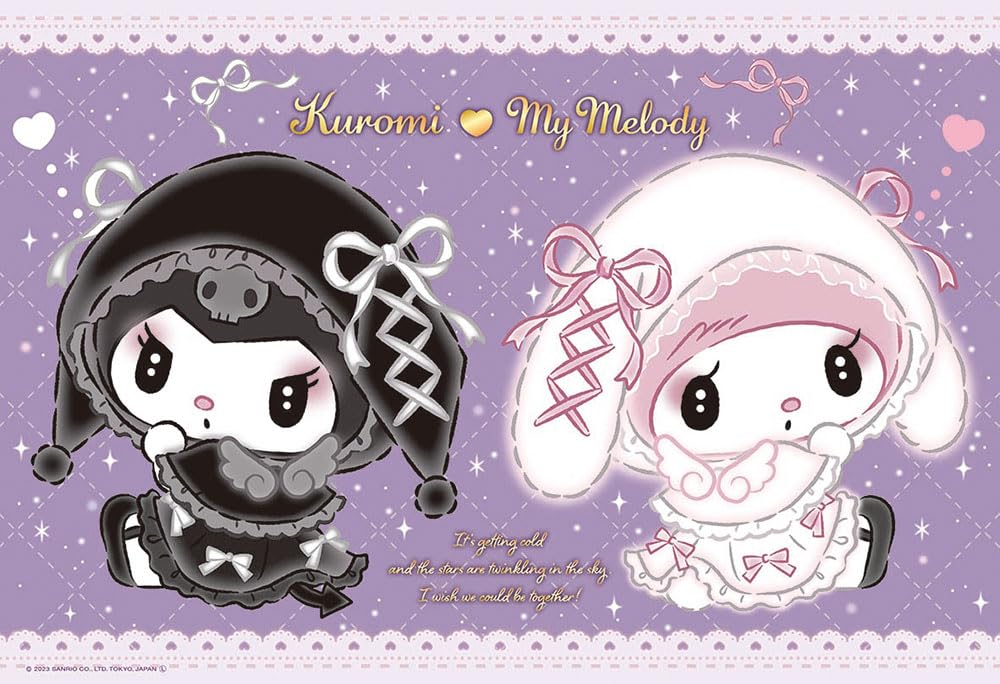 Made In Japan Beverly 300 Pc Jigsaw Puzzle Kuromi My Melody Moonlit Angel 300-053- Japan Figure Store - #1 Bring To You The Best Japanese Goods