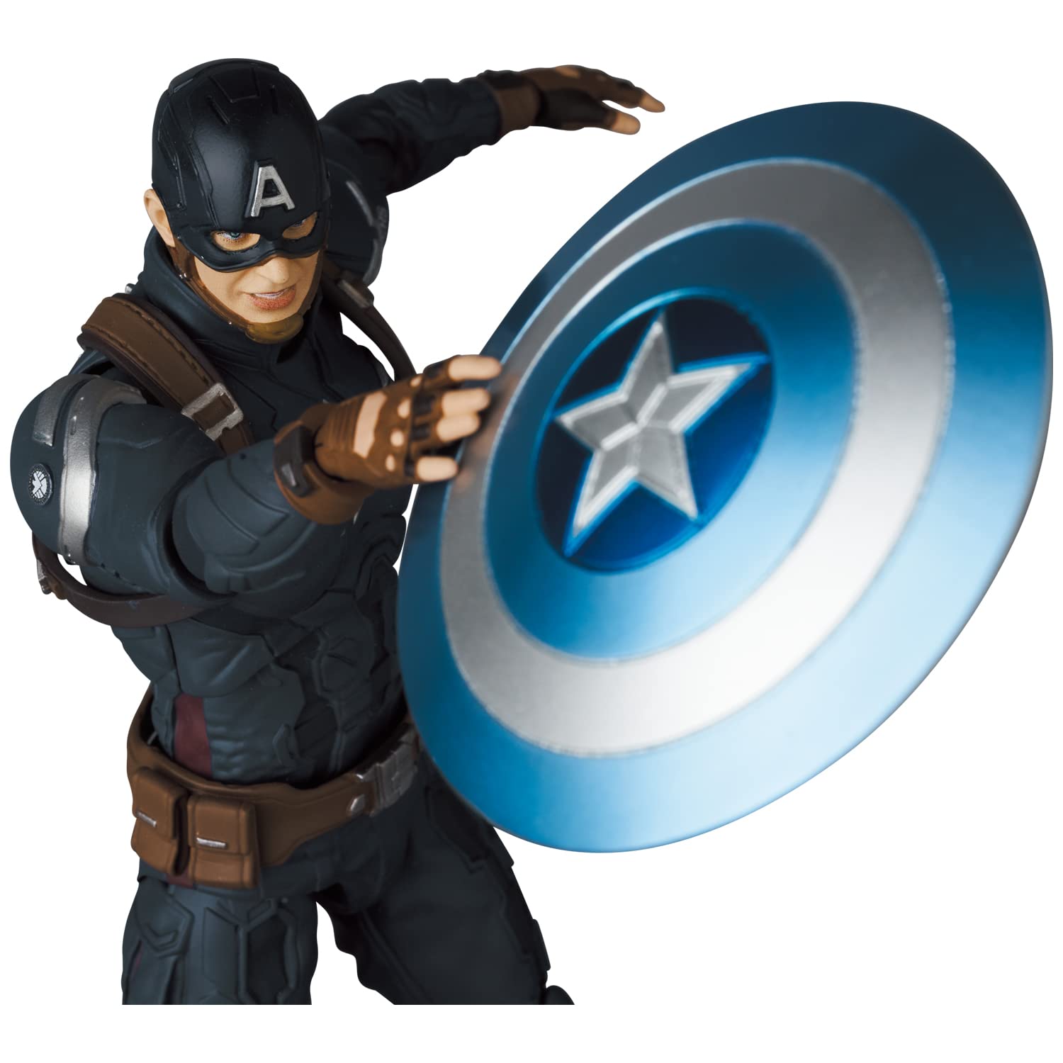 Medicom Toy Mafex No.202 Captain America Stealth Suit Action Figure Japan 160Mm- Japan Figure Store - #1 Bring To You The Best Japanese Goods