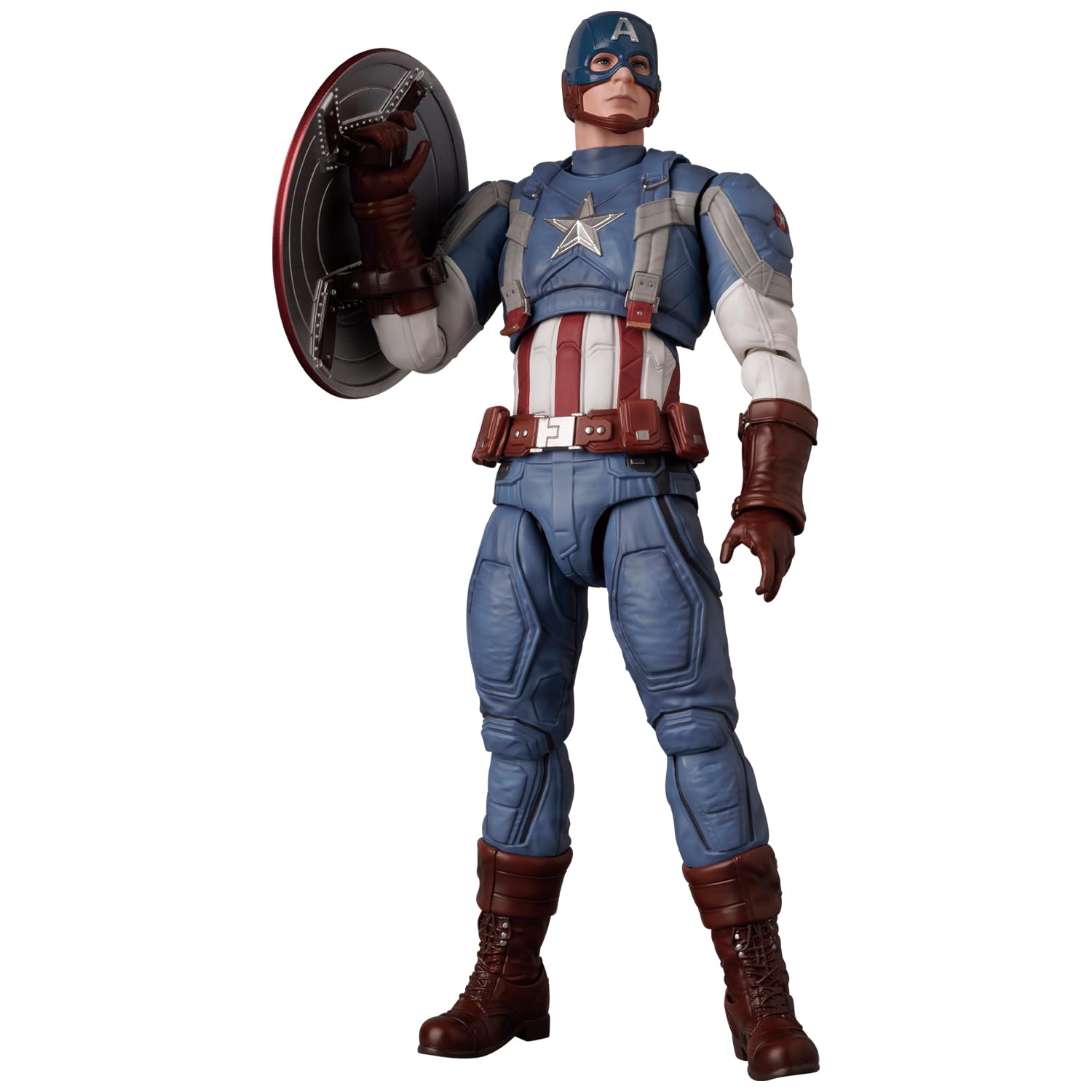 Medicom Toy Mafex No.220 Captain America Classic Suit Action Figure 160Mm Japan- Japan Figure Store - #1 Bring To You The Best Japanese Goods