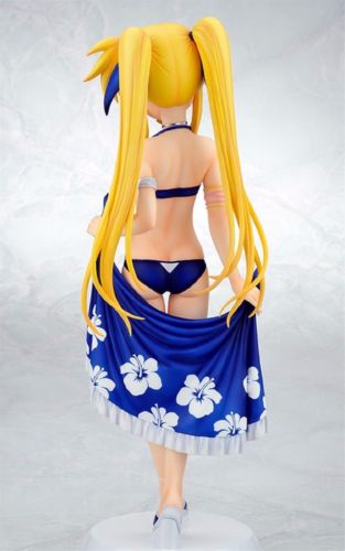 Magical Girl Lyrical Nanoha Fate Testarossa Swimsuit Ver 1/4 Pvc Figure Gift- Japan Figure Store - #1 Bring To You The Best Japanese Goods