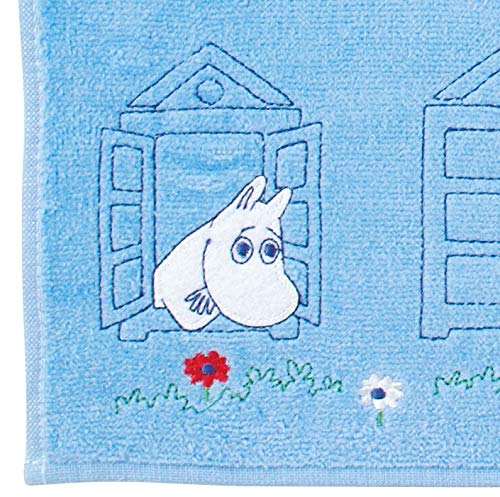 MARUSHIN Moomin Hand Towel 'Little My In Front Of The House '- Japan Figure Store - #1 Bring To You The Best Japanese Goods