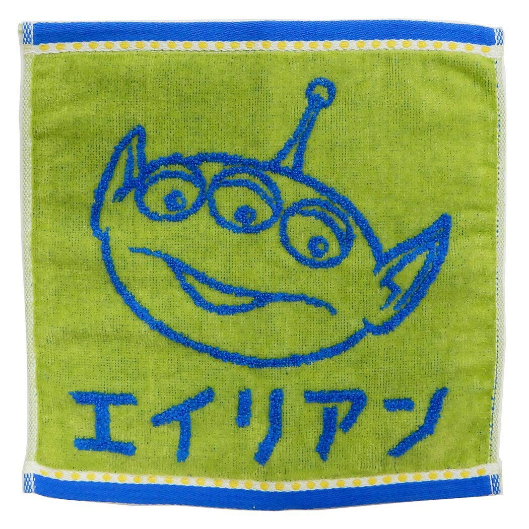 MARUSHIN - Disney Toy Story 'Katakana Alien' Mini Towel- Japan Figure Store - #1 Bring To You The Best Japanese Goods