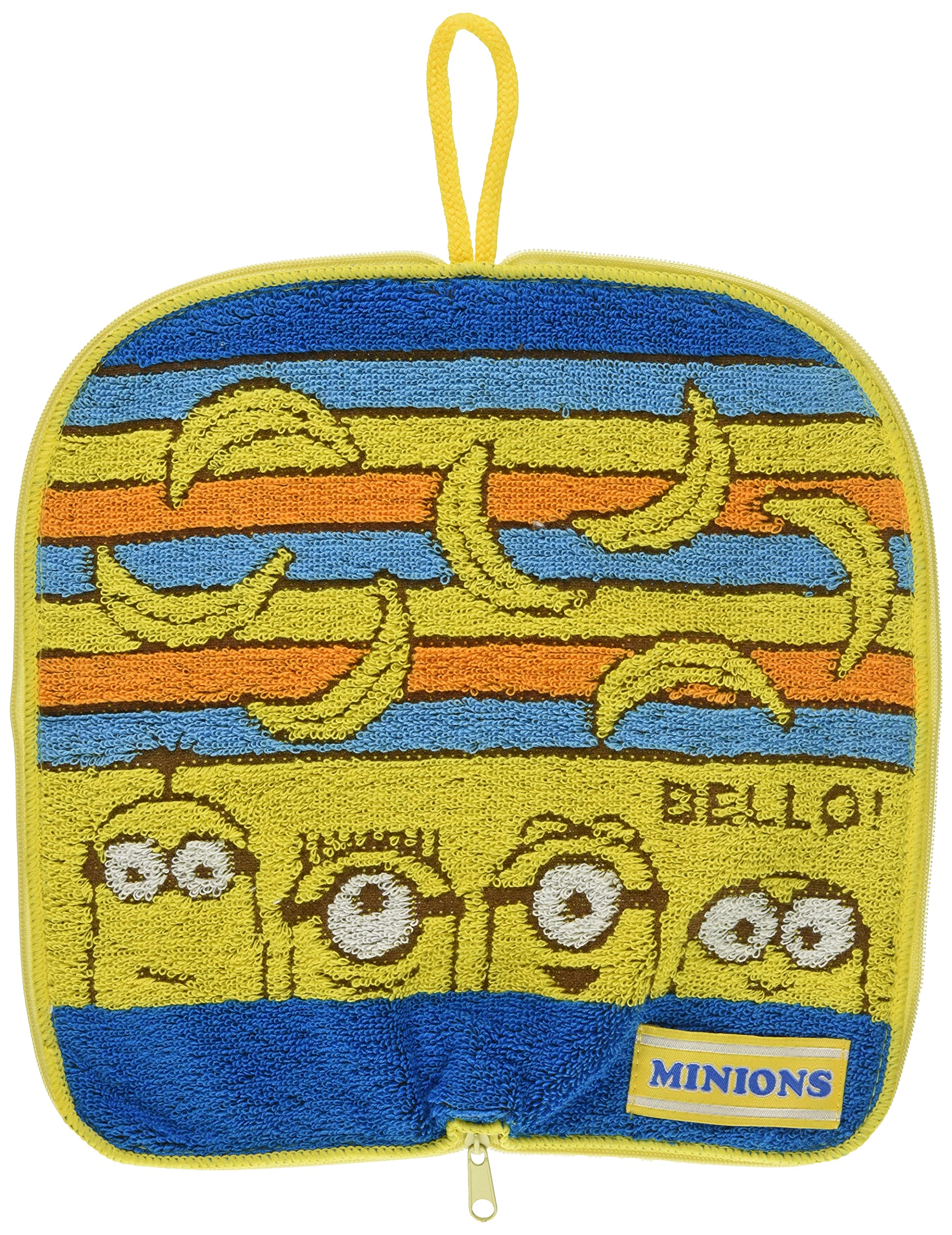 MARUSHIN Minions 'Hawaiian Banana' Towel With Zipper- Japan Figure Store - #1 Bring To You The Best Japanese Goods
