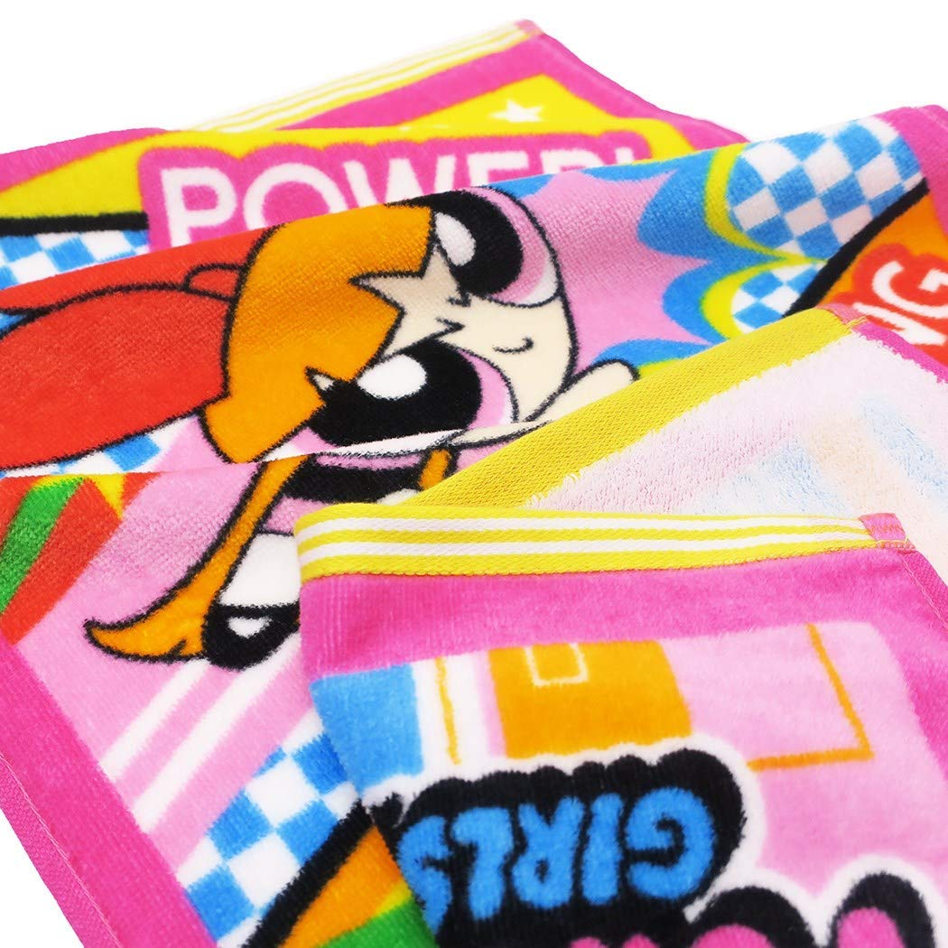 MARUSHIN The Powerpuff Girls Comic Power Face Towel- Japan Figure Store - #1 Bring To You The Best Japanese Goods
