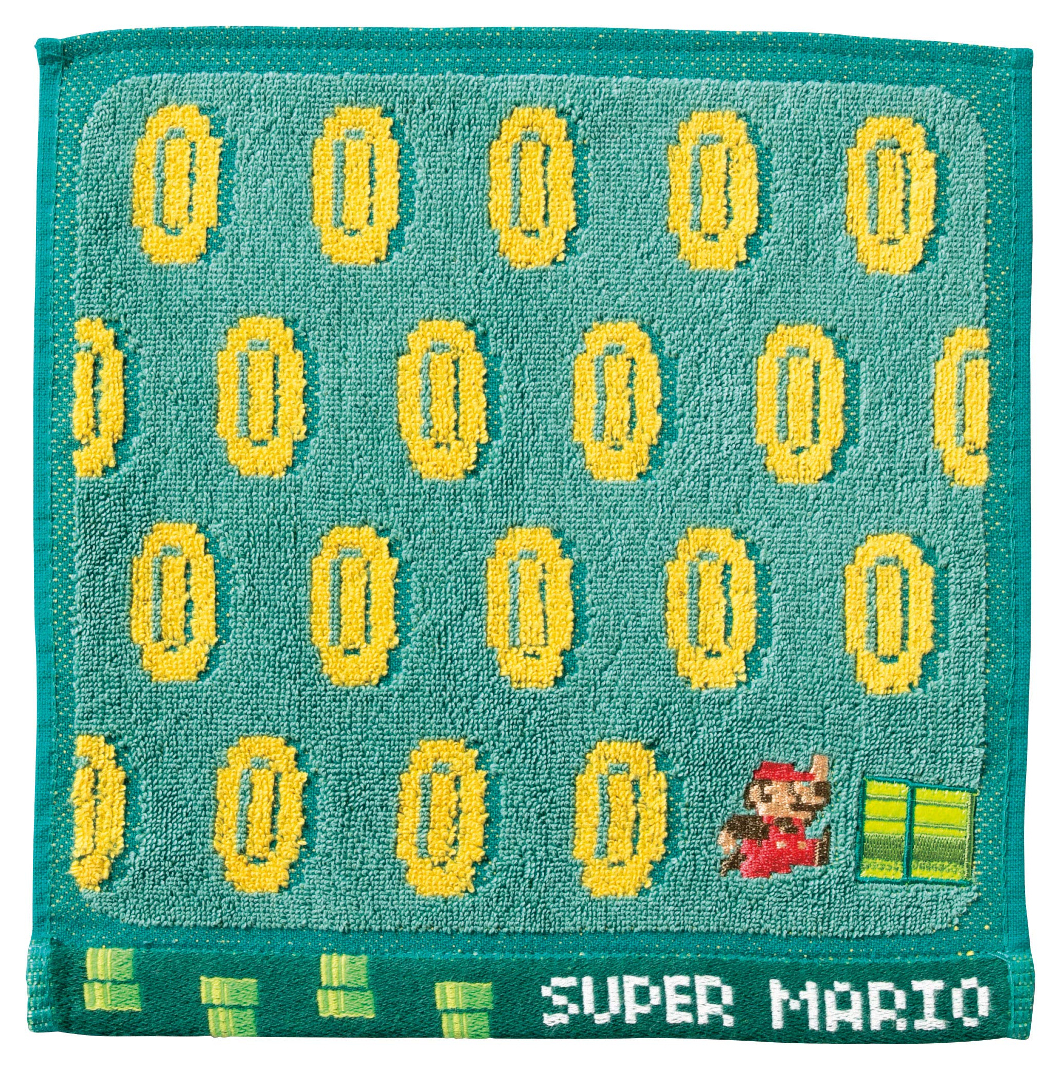 MARUSHIN Super Mario Mini Towel Underground Stage- Japan Figure Store - #1 Bring To You The Best Japanese Goods