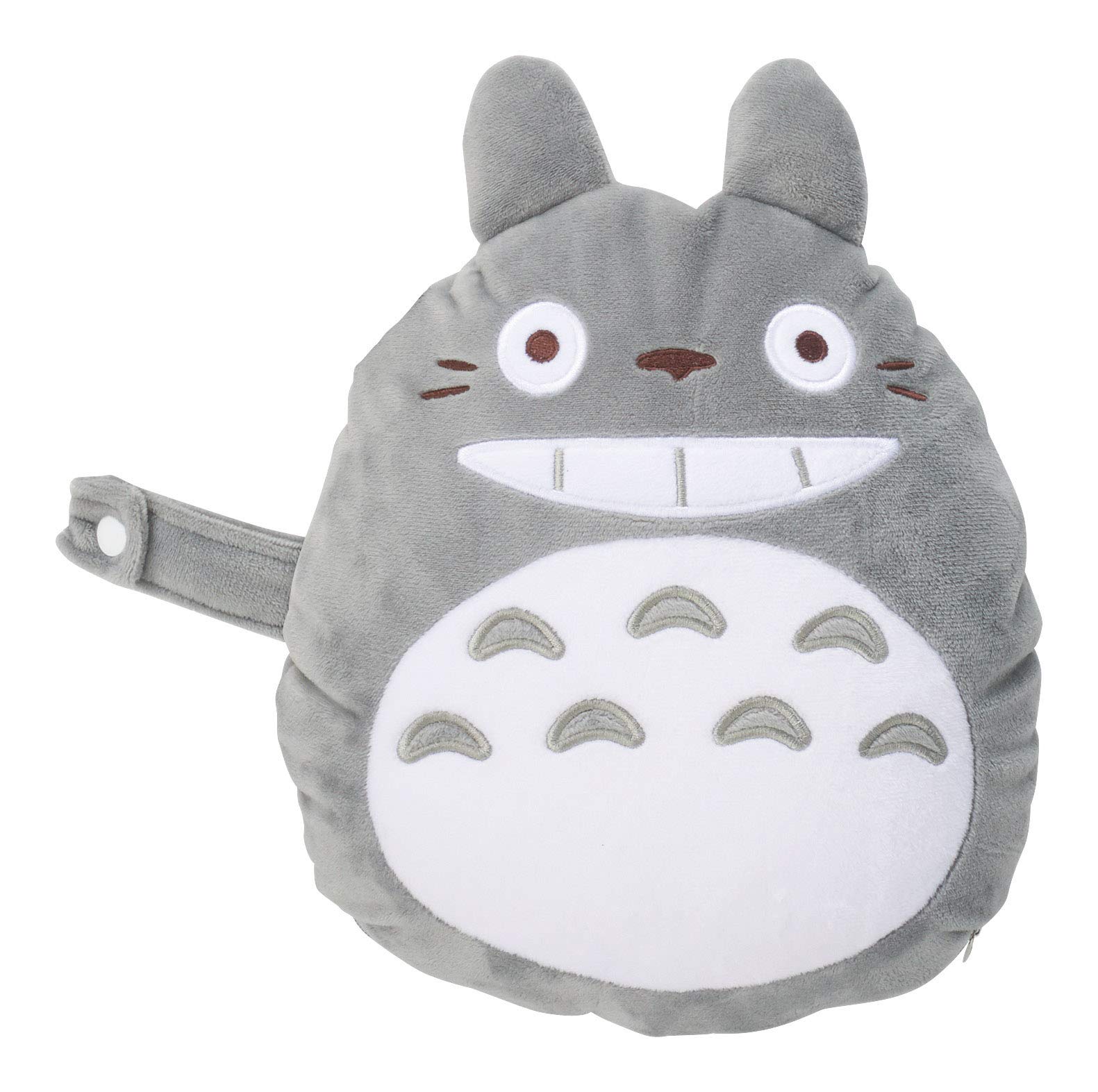 Marushin Hooded Neck Pillow Japan Ghibli My Neighbor Totoro Large Reversible 1145016600- Japan Figure Store - #1 Bring To You The Best Japanese Goods
