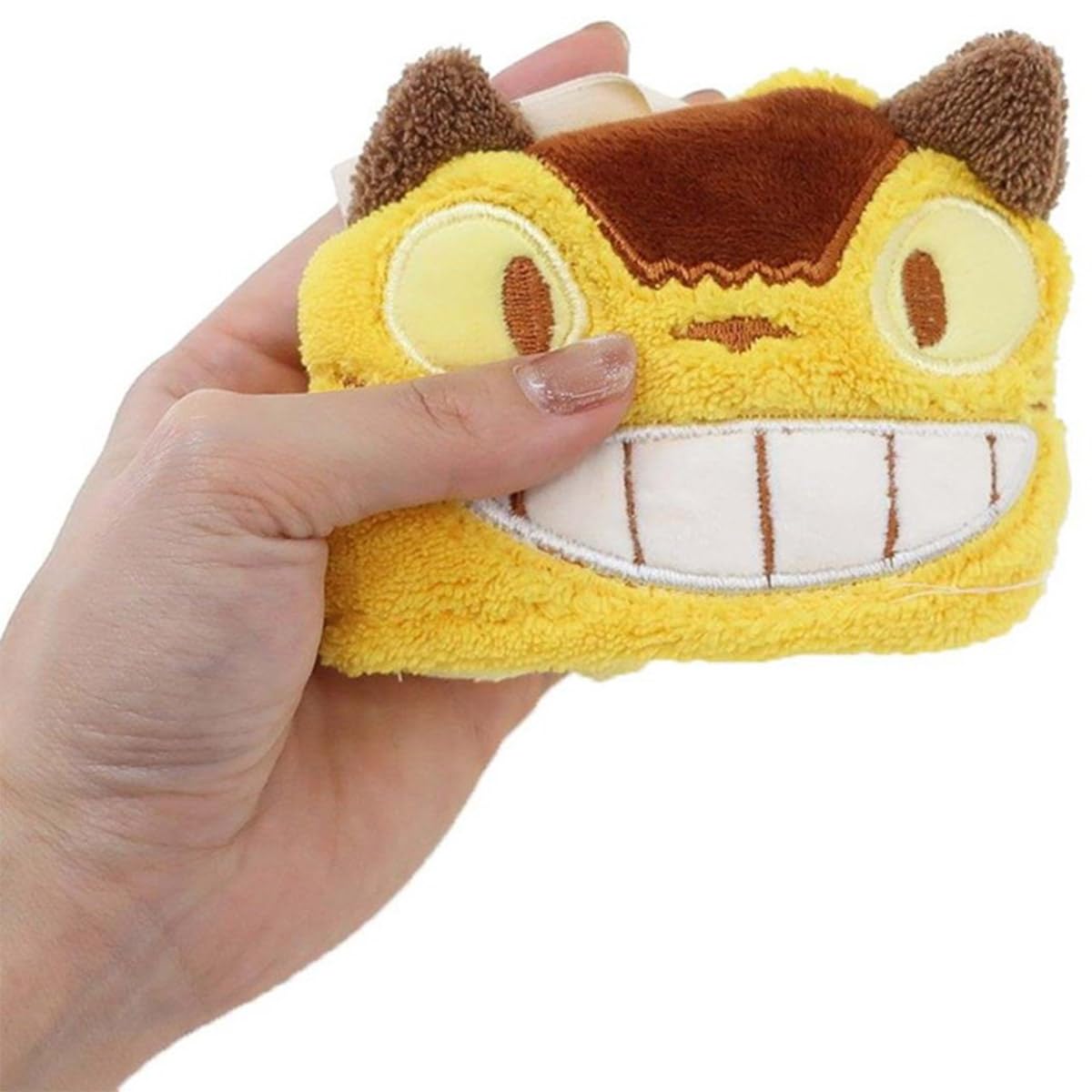 Marushin Loop Towel Micro Material Totoro Cat Bus Face Cover 10x12cm Towel 25x25cm Kindergarten Goods 1025010600- Japan Figure Store - #1 Bring To You The Best Japanese Goods