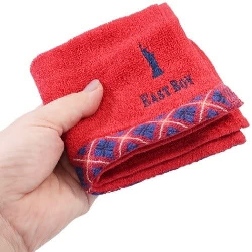 MARUSHIN East Boy 'Classical Check' Mini Towel Red- Japan Figure Store - #1 Bring To You The Best Japanese Goods