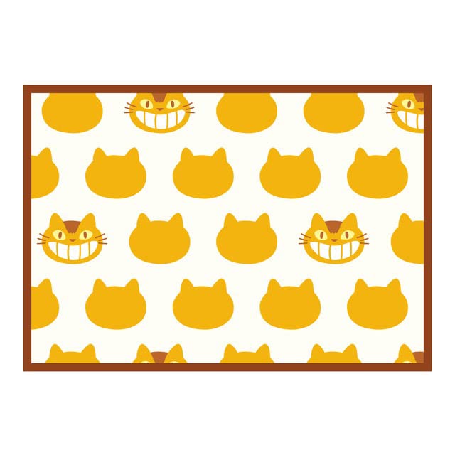 Marushin Throw Ghibli My Neighbor Totoro Cat Bus Silhouette 1125013200- Japan Figure Store - #1 Bring To You The Best Japanese Goods