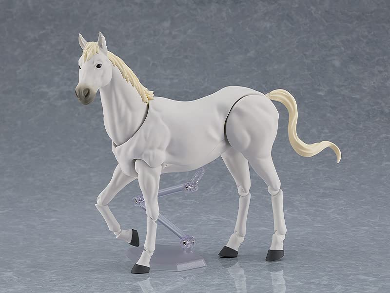 Max Factory White Wild Horse Figma - Movable Non-Scale Painted Plastic Figure- Japan Figure Store - #1 Bring To You The Best Japanese Goods