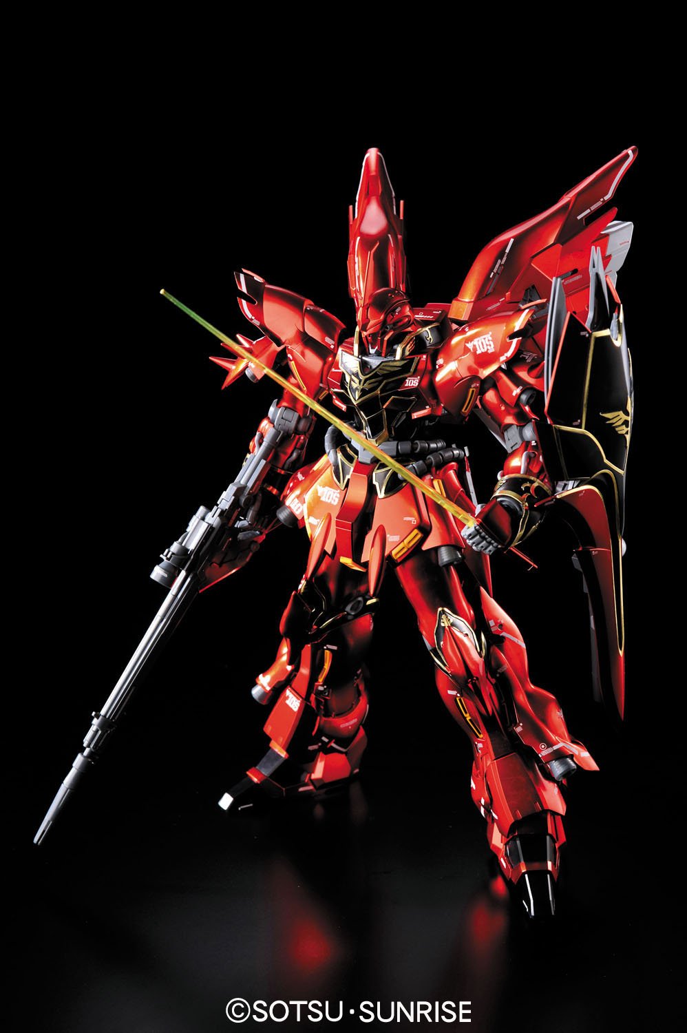 BANDAI Mg 620514 Gundam Msn-06S Sinanju Versionka Titanium Finish 1/100 Scale Kit- Japan Figure Store - #1 Bring To You The Best Japanese Goods