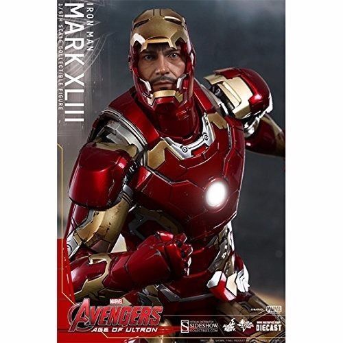 Movie Masterpiece Diecast Iron Man Mark 43 Xliii 1/6 Action Figure Hot Toys- Japan Figure Store - #1 Bring To You The Best Japanese Goods