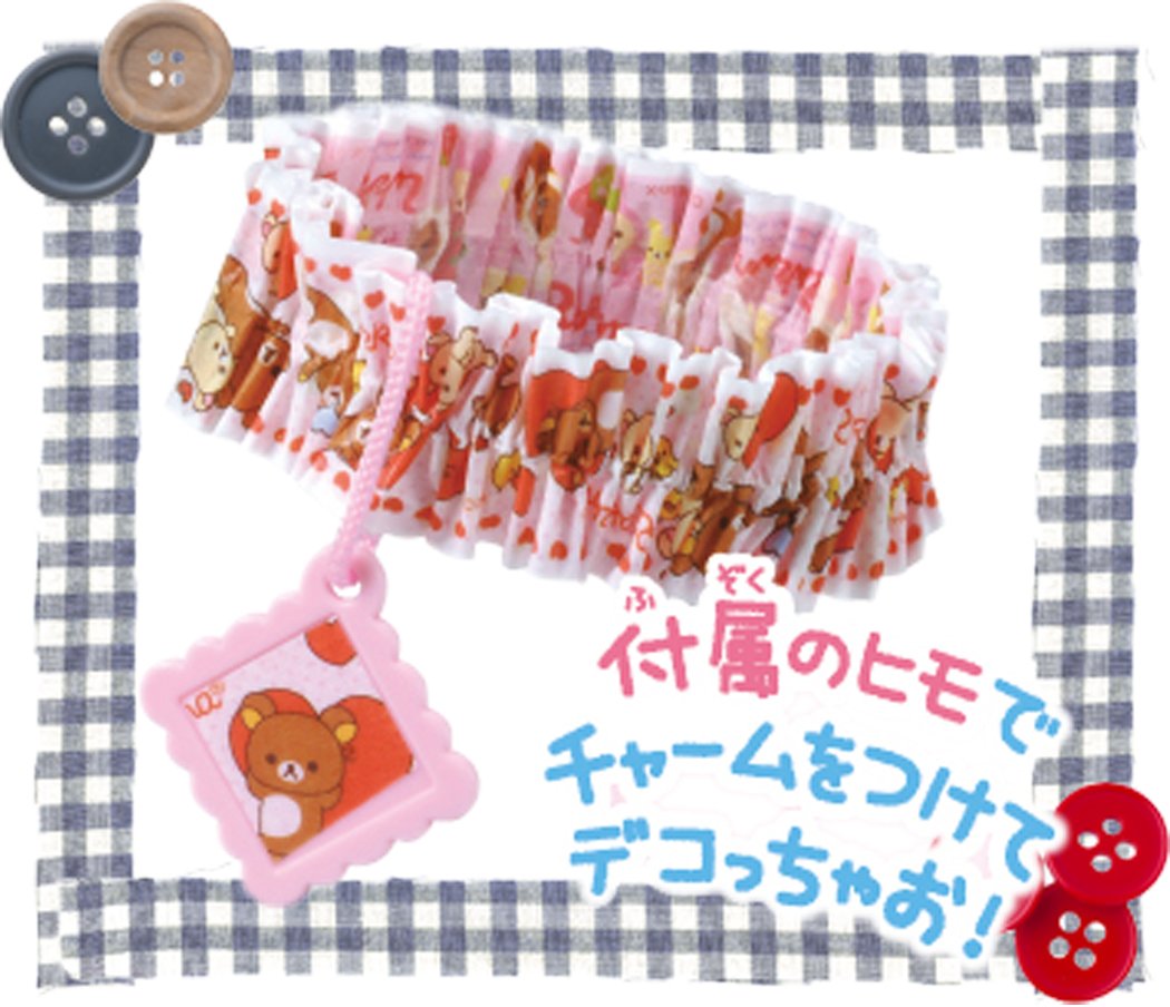 Takara Tomy Rilakkuma Muste Scrunchie with Masking Tape & Charm Set- Japan Figure Store - #1 Bring To You The Best Japanese Goods