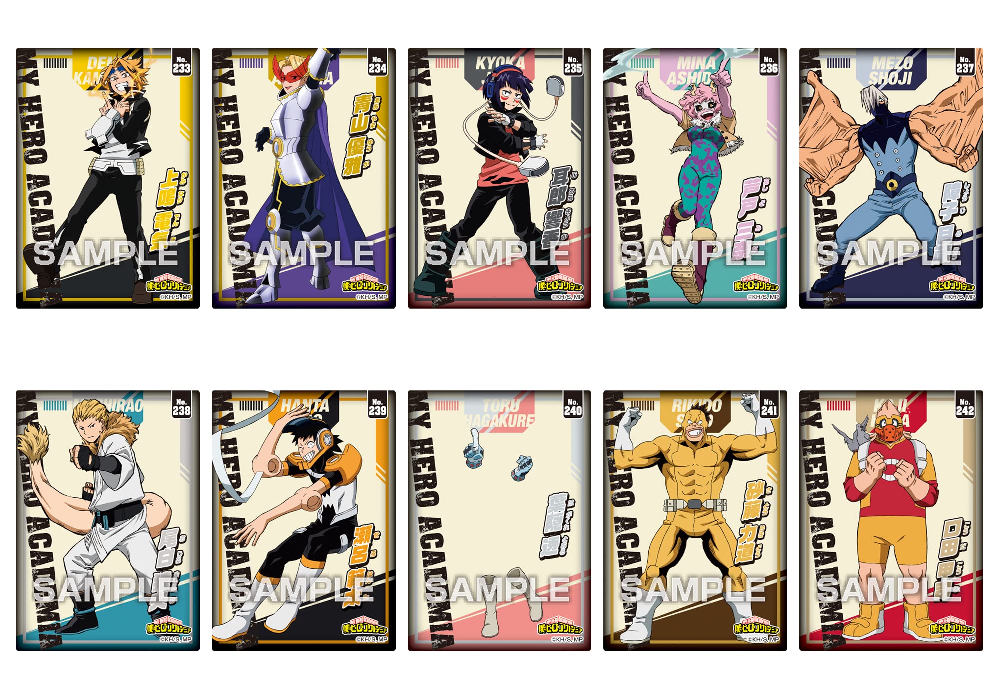 My Hero Academia Clear Card Collection Gum 5 First Limited Edition Box Of 16 (Shokugan)- Japan Figure Store - #1 Bring To You The Best Japanese Goods